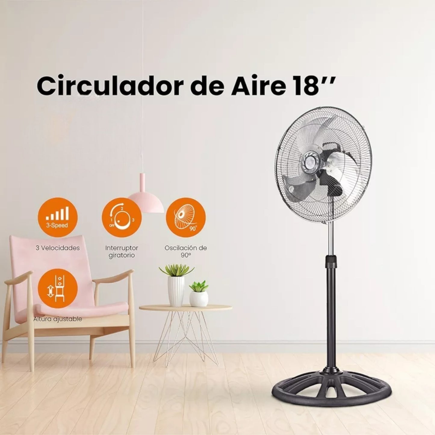 Ventilador 18´ 3 en 1