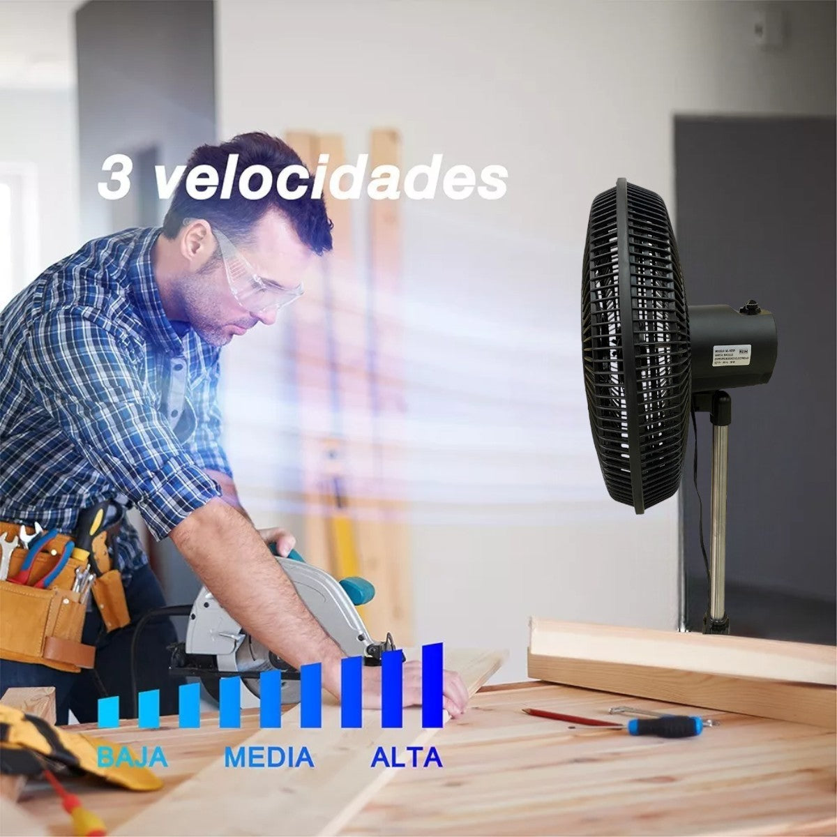 Ventilador Pedestal 16 Pulgadas