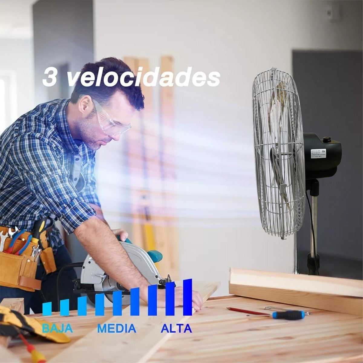 Ventilador Pedestal 20 Pulgadas