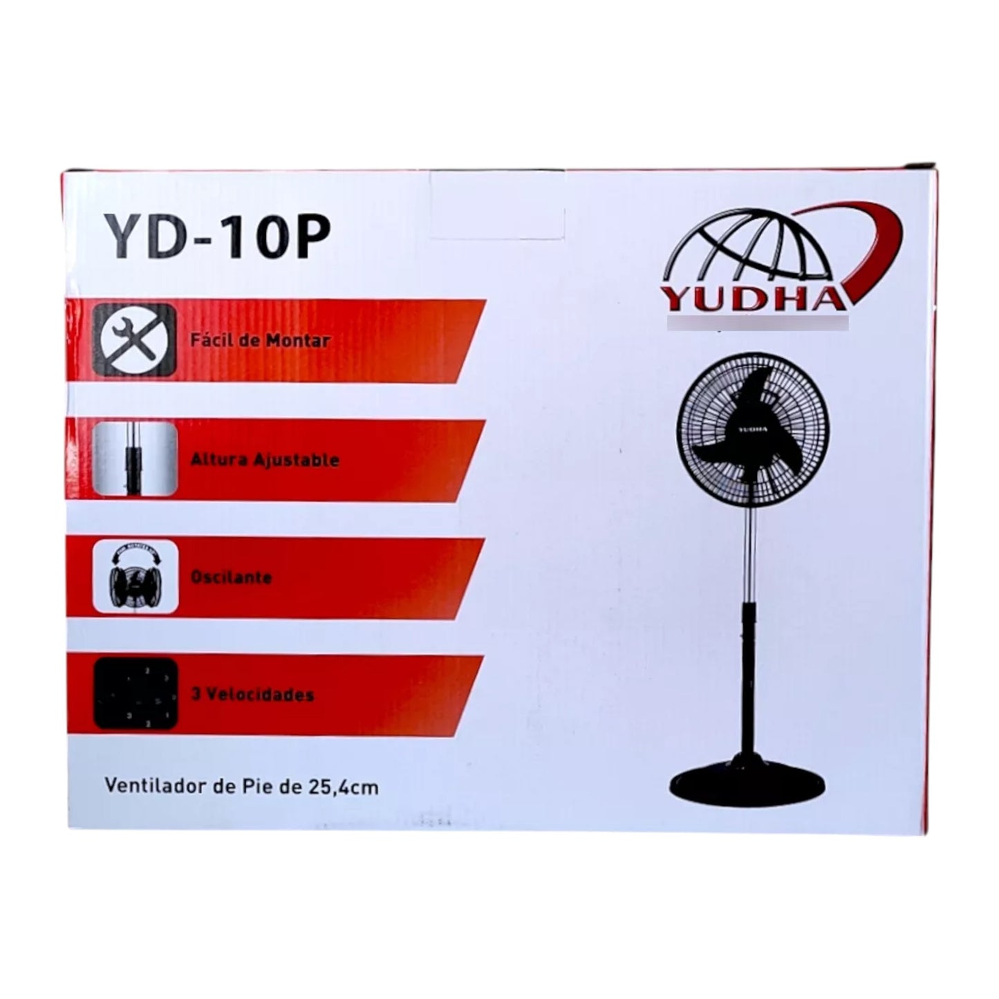 Ventilador Pedestal 10 Pulgadas