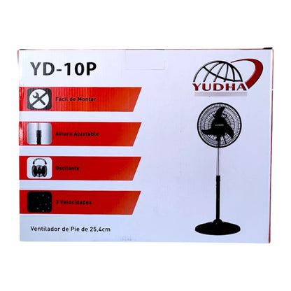 Ventilador Pedestal 10 Pulgadas